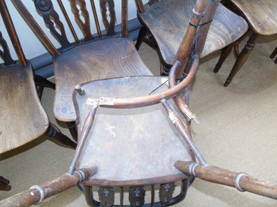 Lot 179 - Eight 19th century Windsor chairs by Prior