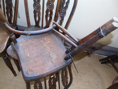 Lot 179 - Eight 19th century Windsor chairs by Prior