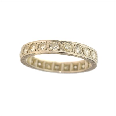 Lot 274 - A diamond eternity ring