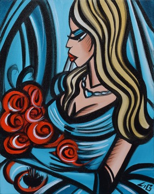 Lot 167 - Laetitia Guilbaud, "The Bride's Secrets", oil.