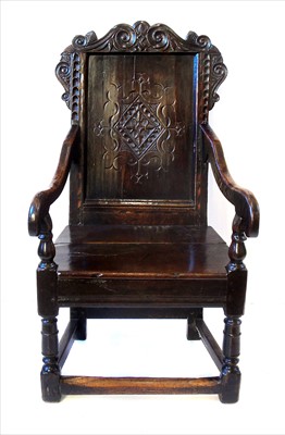 Lot 280 - 17th century jointed chair