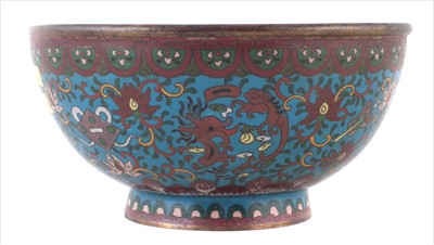 Lot 106 - Chinese Cloisonné Bowl