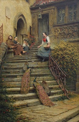 Lot 217 - Arthur Wasse, "Sunday Morning", oil.