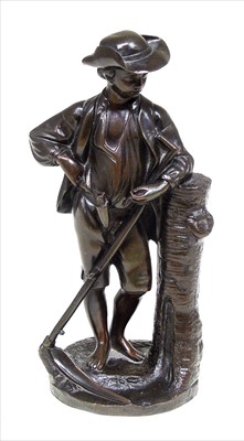 Lot 164 - Late 19th century bronze figure after Defreville