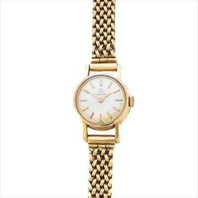 Lot 350 - A 1960s ladies 9ct gold Eterna-Matic wristwatch