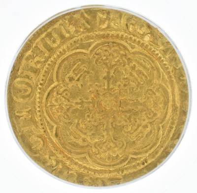 Lot 200 - King Edward III, Quarter-noble.