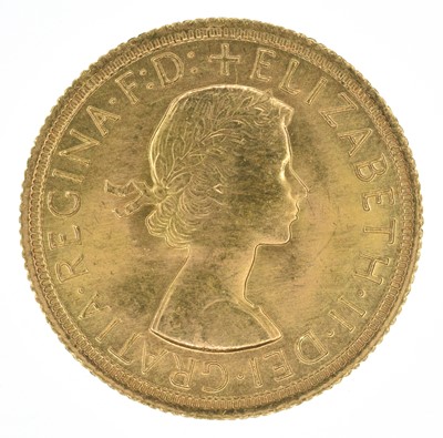 Lot 52 - Queen Elizabeth II, Sovereign, 1966, EF (2).