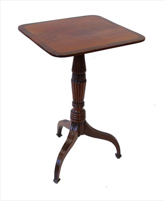 Lot 297 - Early 19th century Regency figured mahogany wine table