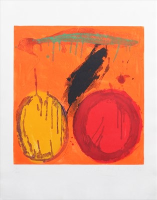 Lot 226 - John Hoyland, "Wish", signed etching and aquatint.