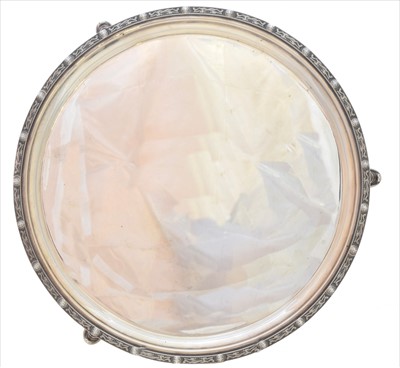 Lot 42 - An Irish silver salver