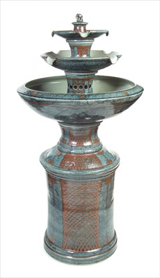 Lot 267 - David Frith (b.1943) studio pottery water feature