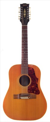 Lot 33 - Gibson B45 12 string guitar 1965 with case