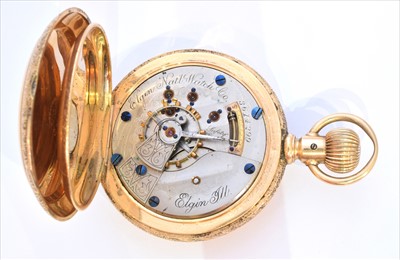 Lot 404 - An Elgin Watch Co full hunter pocket watch