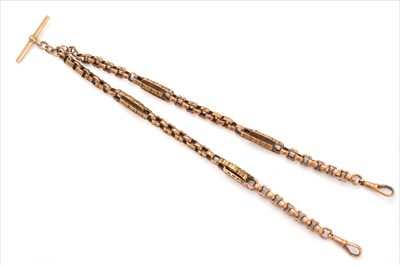 Lot 136 - An early 20th century Albert chain