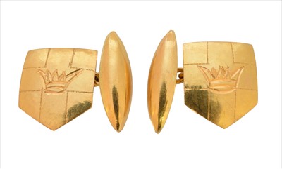 Lot 336 - A pair of cufflinks
