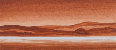 Lot 109 - Trevor Grimshaw, Rural landscape, watercolour.