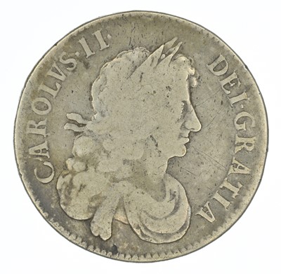 Lot 123 - Selection of historic silver coinage to include Charles II, Halfcrown, 1670 and others (7).