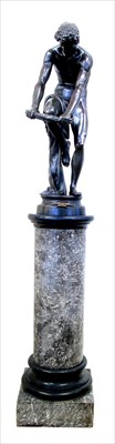 Lot 165 - Mid 19th century French bronze, marked Le Bocheron