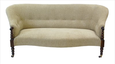 Lot 291 - Victorian Rosewood sofa