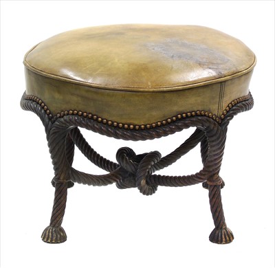Lot 286 - Regency mahogany stool