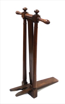 Lot 83 - Victorian mahogany boot jack