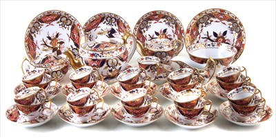 Lot 127 - 41 pieces of Spode Imari style tea ware
