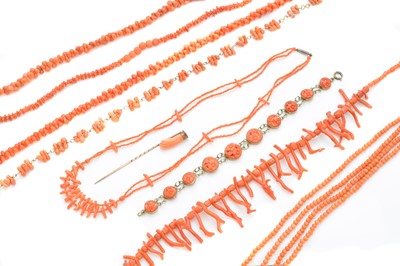 Lot 114 - A large selection of coral.
