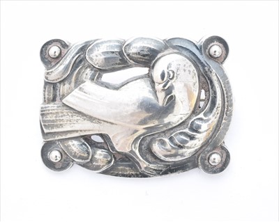 Lot 113 - An early 20th century silver Georg Jensen brooch, no. 209