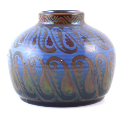 Lot 94 - Pilkingtons Royal Lancastrian vase by W S Mycock