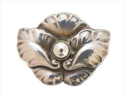 Lot 55 - A Georg Jensen silver brooch, no. 107