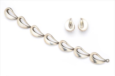 Lot 112 - A set of silver Georg Jensen jewellery