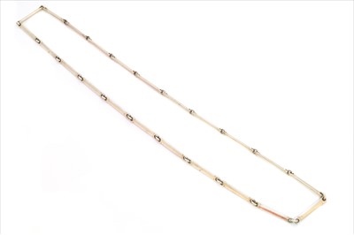 Lot 104 - A Georg Jensen silver necklace