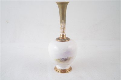 Lot 161 - Royal Worcester vase signed H. Davis