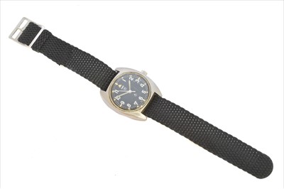Lot 349 - A stainless steel CWC military wristwatch