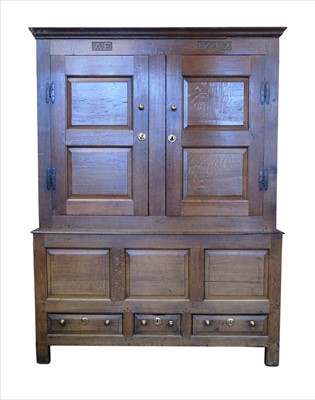 Lot 319 - Mid 18th century Welsh livery cupboard