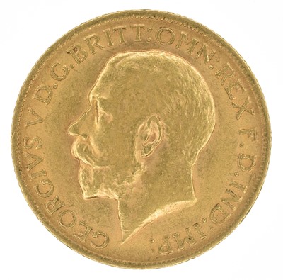 Lot 116 - King George V, Sovereign, 1912, gVF.