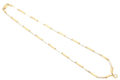 Lot 79 - An 18ct gold diamond necklace