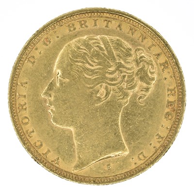 Lot 127 - Queen Victoria, Sovereign, 1884, Sydney Mint, VF.