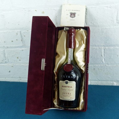 Lot 44 - 1 Bottle Cognac Martell “Extra” ‘Cordon Argent’ 1980’s release