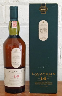 Lot 55 - 2 Bottles  Early 1990’s  Lagavulin 16 yo from White Horse Distillers