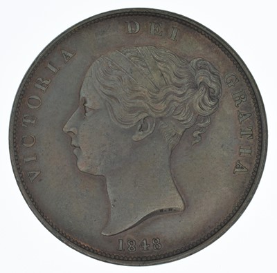 Lot 60 - Queen Victoria, Penny, 1848, gEF.