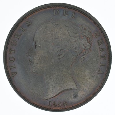 Lot 62 - Queen Victoria, Penny, 1854, gVF.