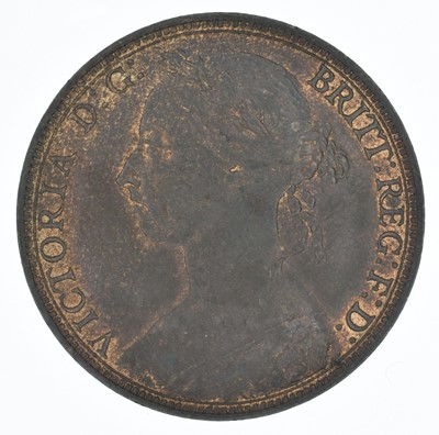 Lot 72 - Queen Victoria, Penny, 1891 and 1901, EF and BU (2).