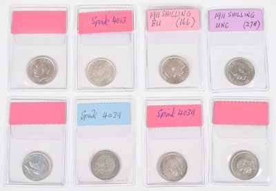 Lot 186 - Selection of King George V, Shillings (15).