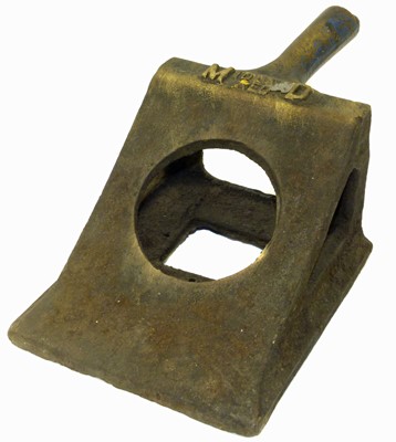 Lot 24 - Midland Red cast brass bus chock