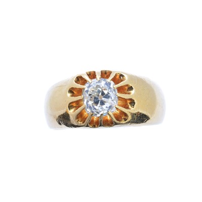 Lot 173 - A diamond single stone ring