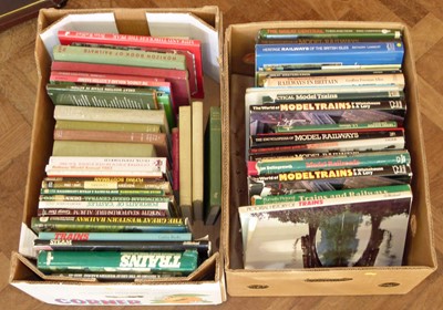 Lot 67 - A collection of railway and model railway books