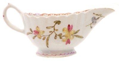 Lot 146 - Bow polychrome cream boat