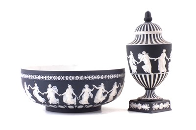 Lot 80 - Wedgwood vase and bowl.