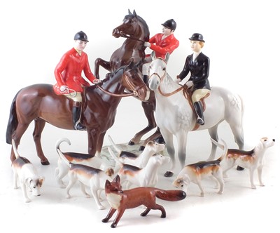 Lot 82 - Beswick hunt set.